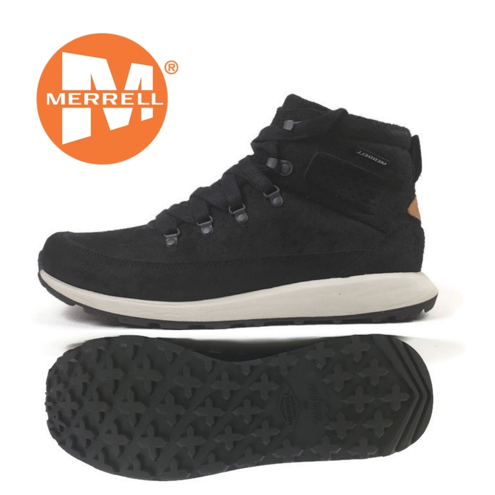 Merrell Ashford Chukka Black Suede Boots Men Sz 12